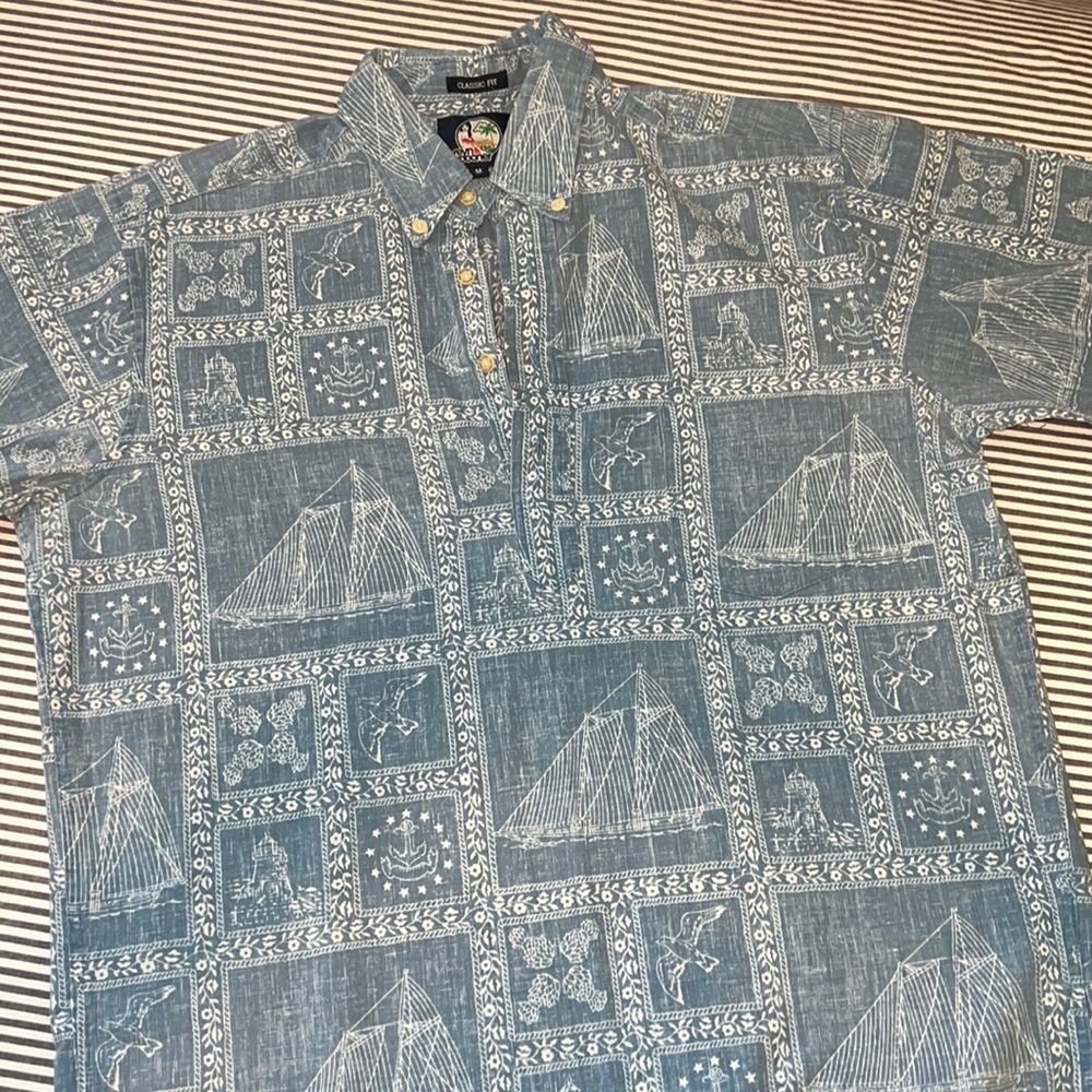 Reyn Spooner half button shirt